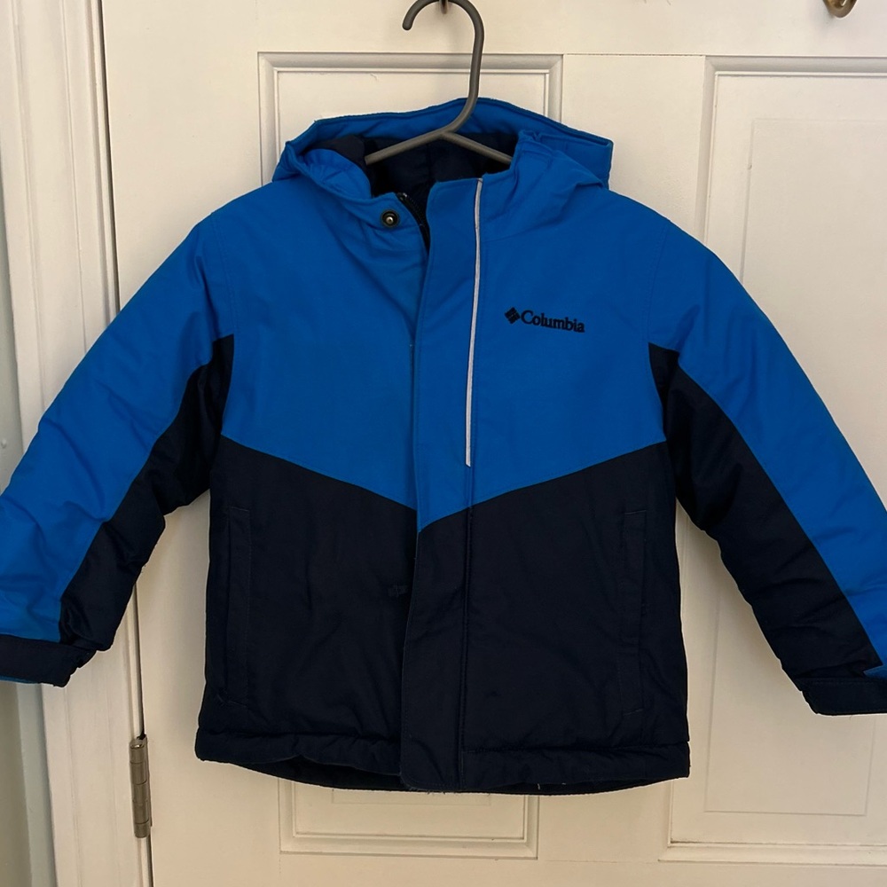 Columbia Winter Jacket Toddler 3T   Blue and Navy Blue